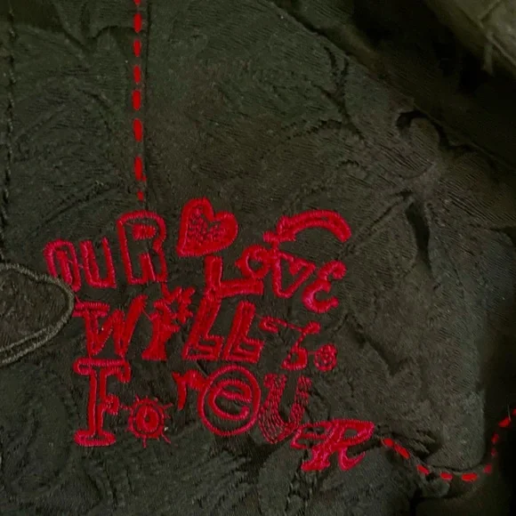 Desigual Womens Black Wool Blend Embroidered Jacket Blazer - Picture 2 of 16